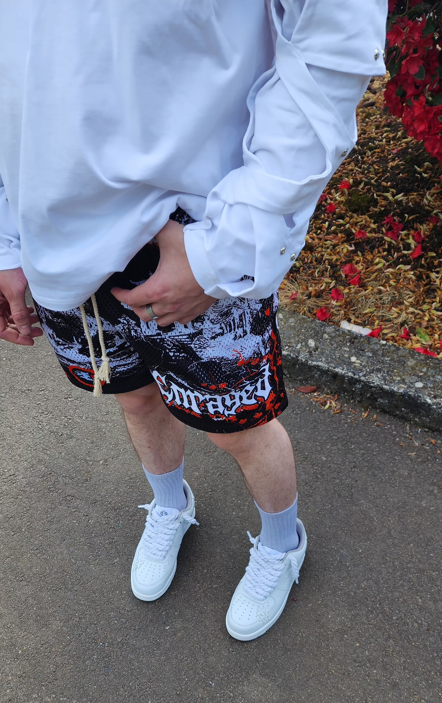 Blood Moon Samurai Shorts