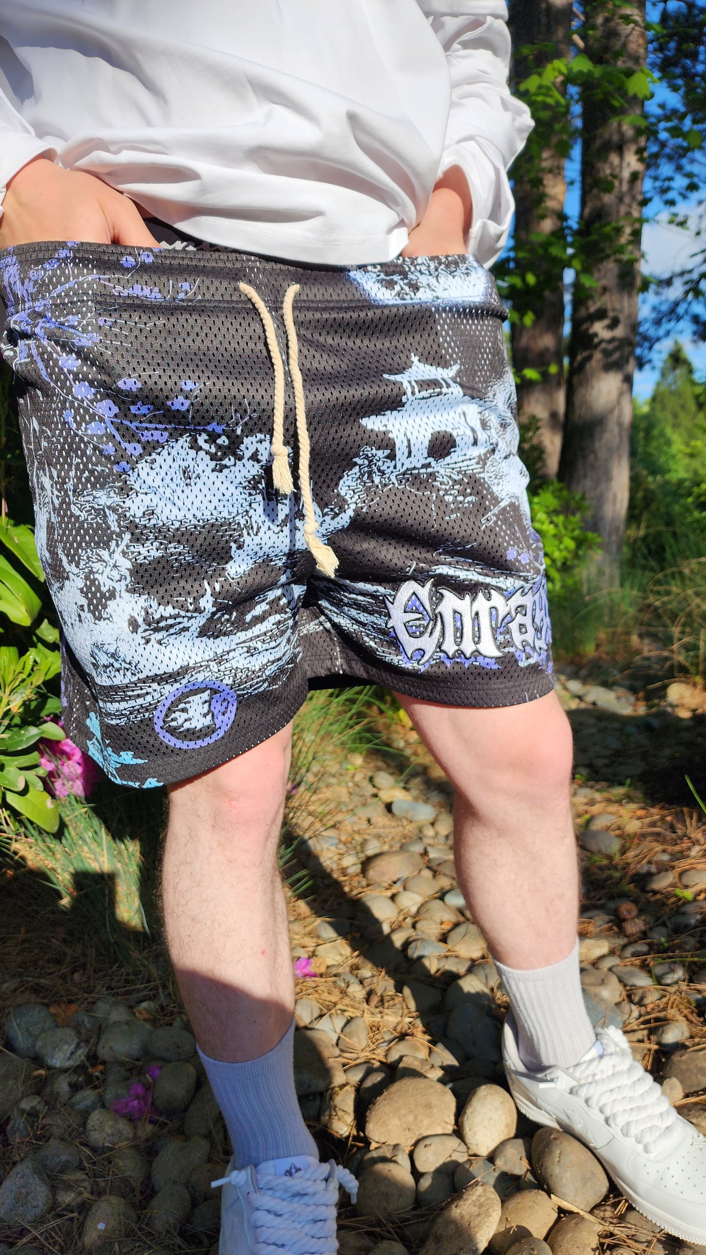 Twilight Purple Samurai Shorts