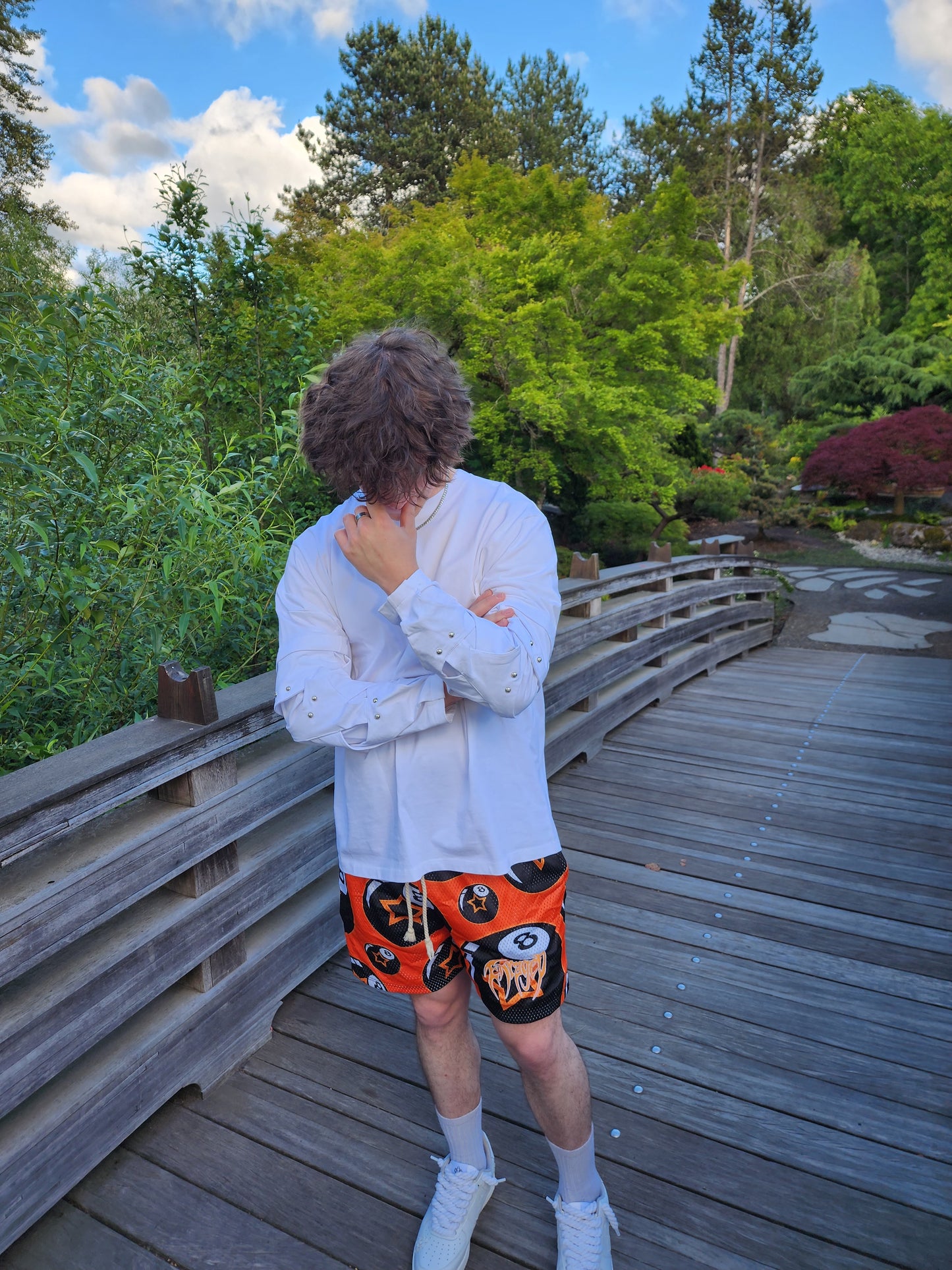 8 Ball ORANGE Shorts