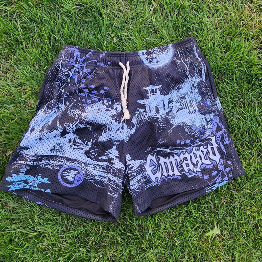 Twilight Purple Samurai Shorts