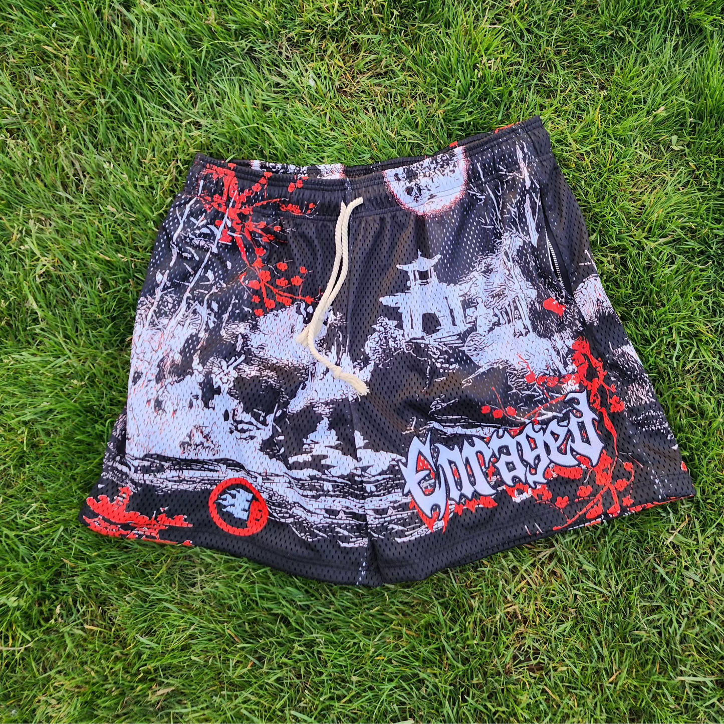 Blood Moon Samurai Shorts