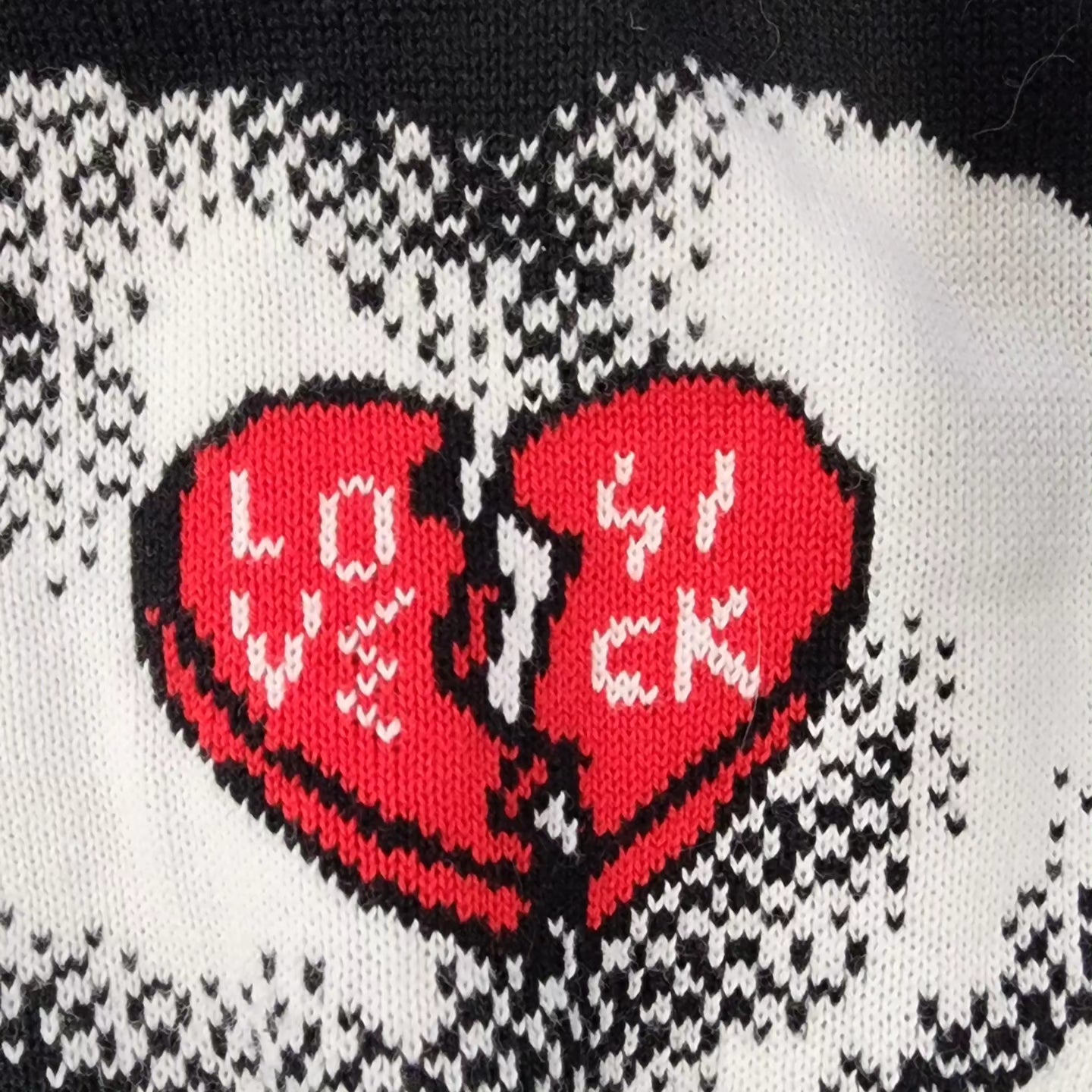 Lover Girl Red Collar Knitted Sweater